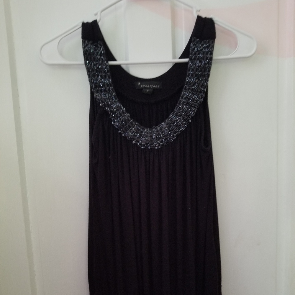 Dressy black tank
